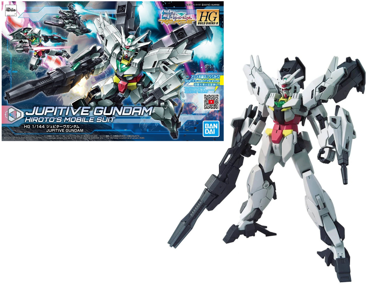 *IN STOCK* Bandai -Gundam Build Divers Jupitive - Hirotos Mobile Suit HGBD 1/144