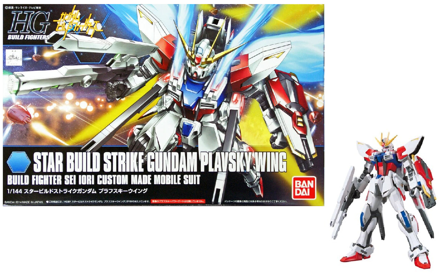 *IN STOCK* Bandai -Gundam Build Fighters Star Build Strike Gundam Plavsky Wing HGBF 1/144