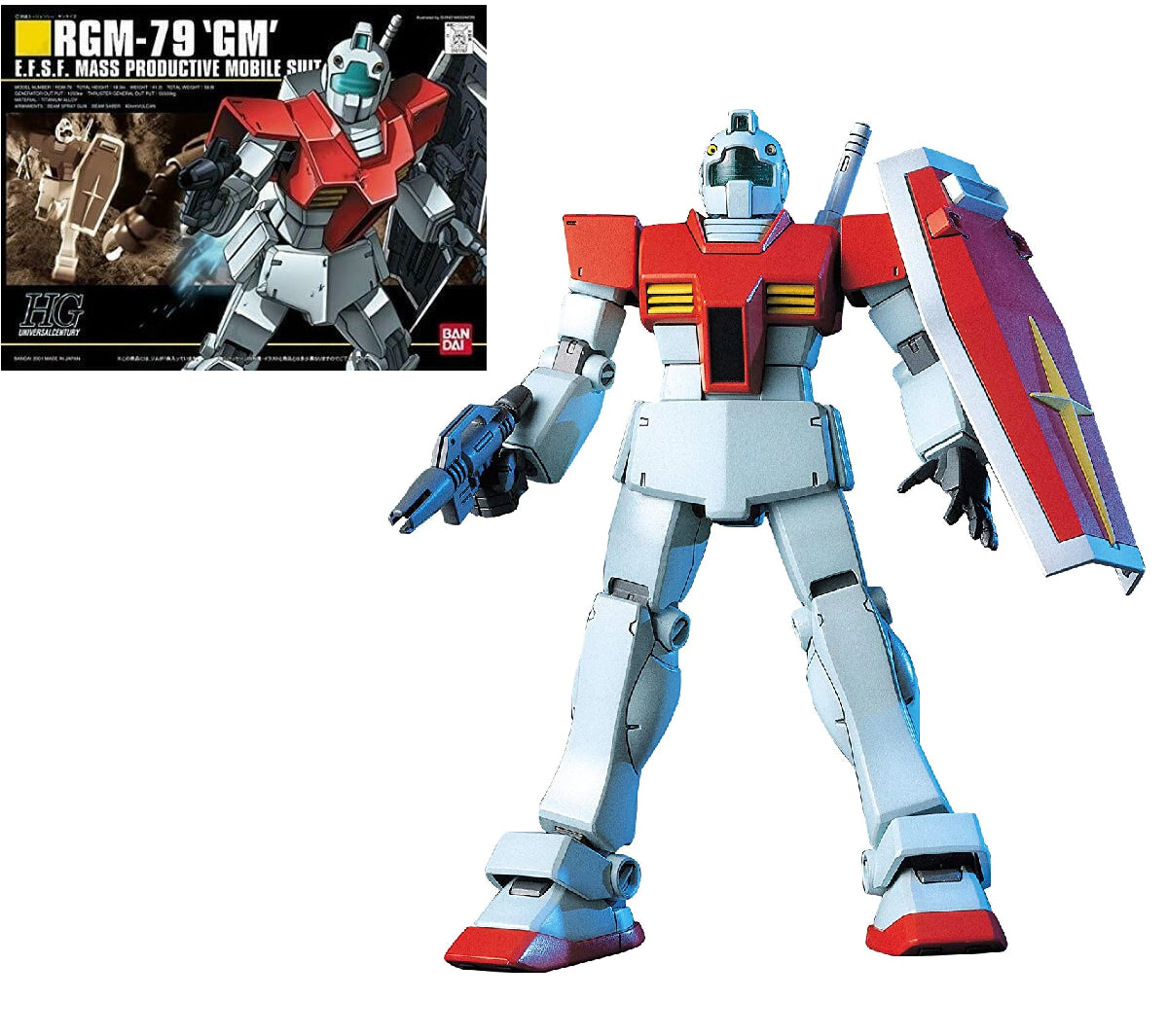 *IN STOCK* Bandai -Gundam RGM-79 GM HGUC 1/144