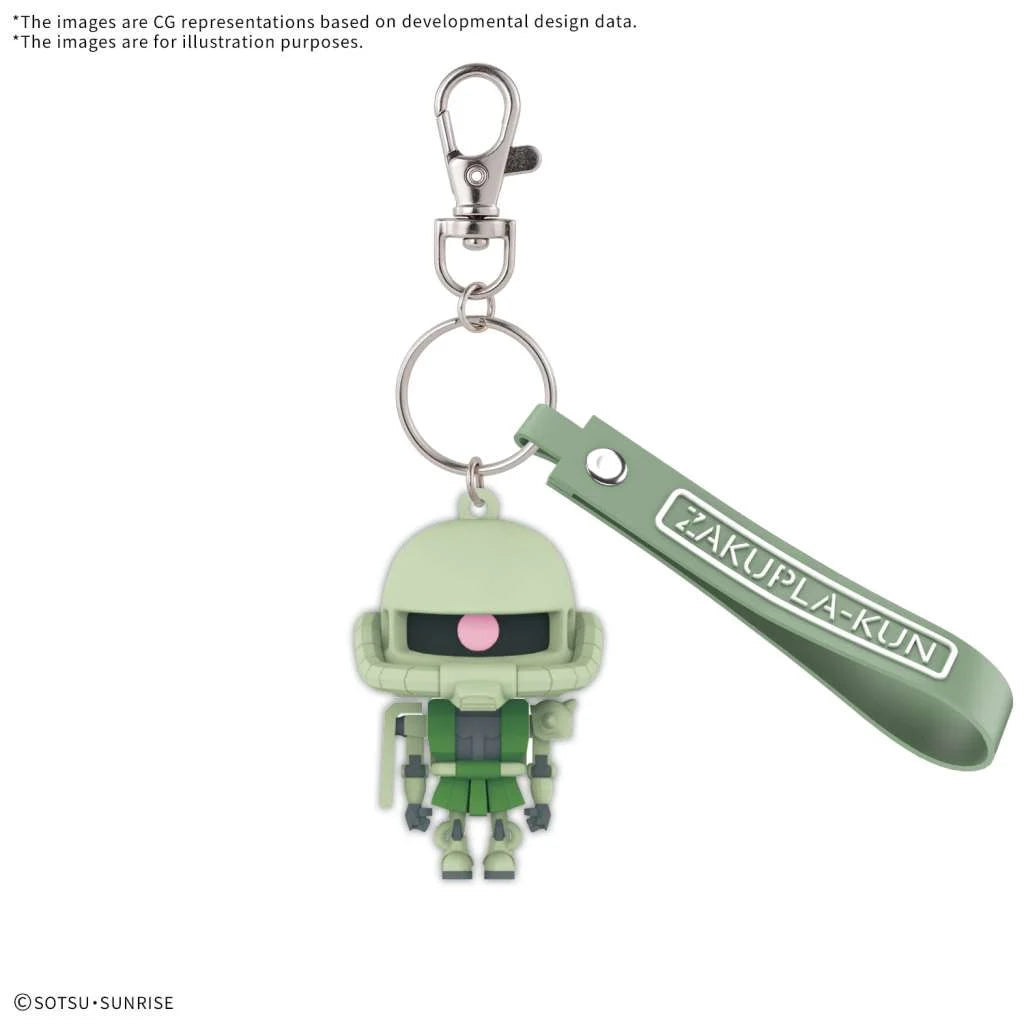 *IN STOCK* Bandai -Gundam Zakupla-Kun 3D Rubber Mascot Keychain