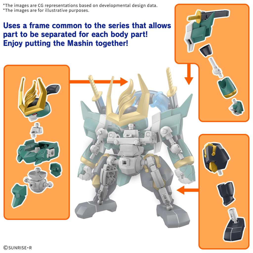 *IN STOCK* Bandai -Mashin Hero Wataru FUJINMARU Model Kit