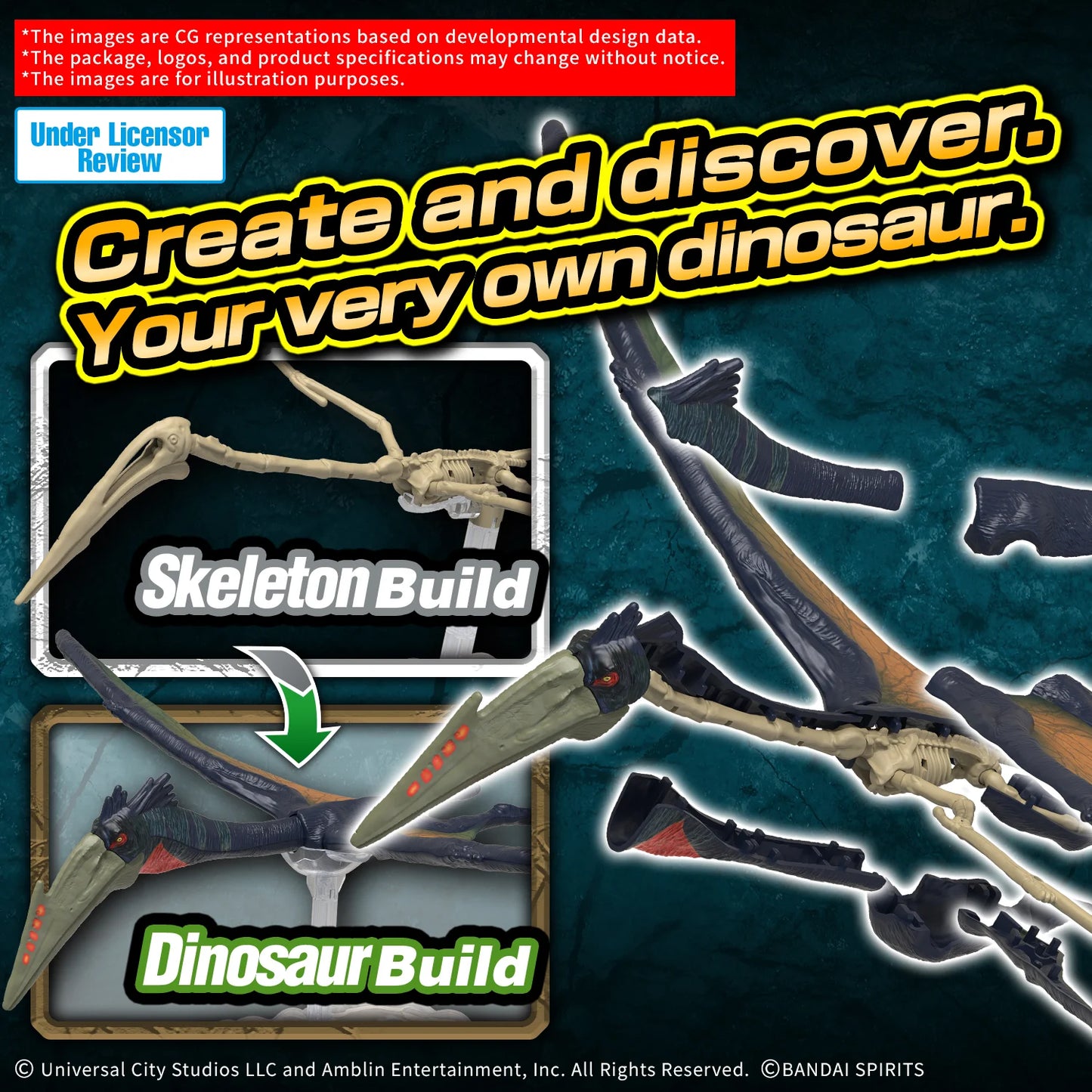 *IN STOCK* Bandai -PlANNOSAURUS JURASSIC WORLD Quetzalcoatlus Model Kit