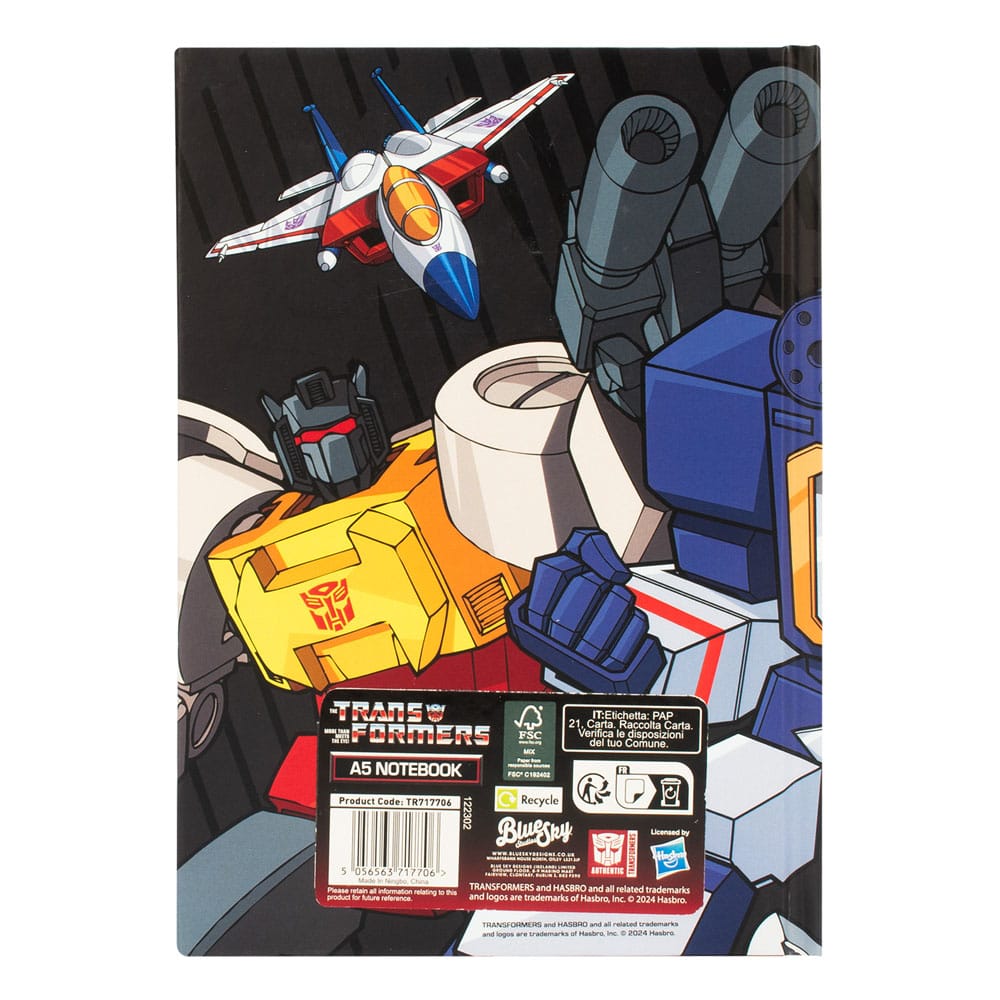 *IN STOCK* BlueSky -Transformers Notebook A5