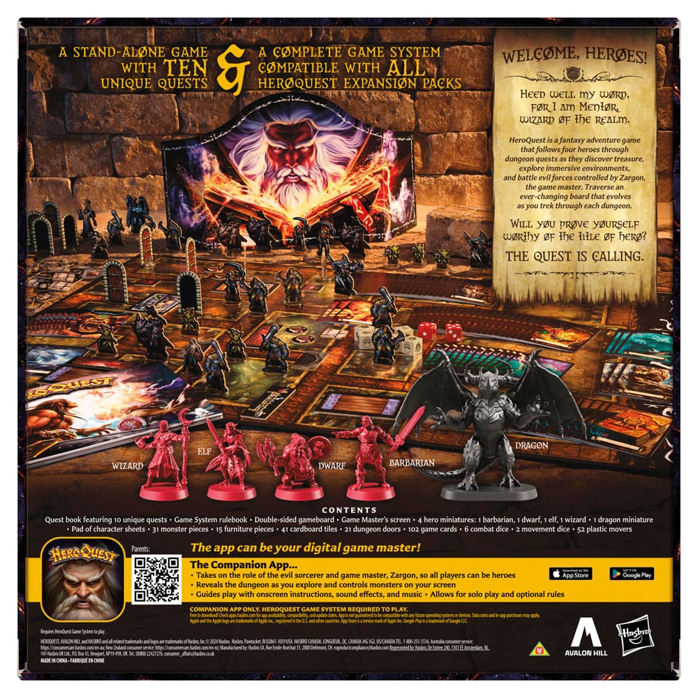 *CUSTOM ORDER* Hasbro -HeroQuest Board Game First Light English Version