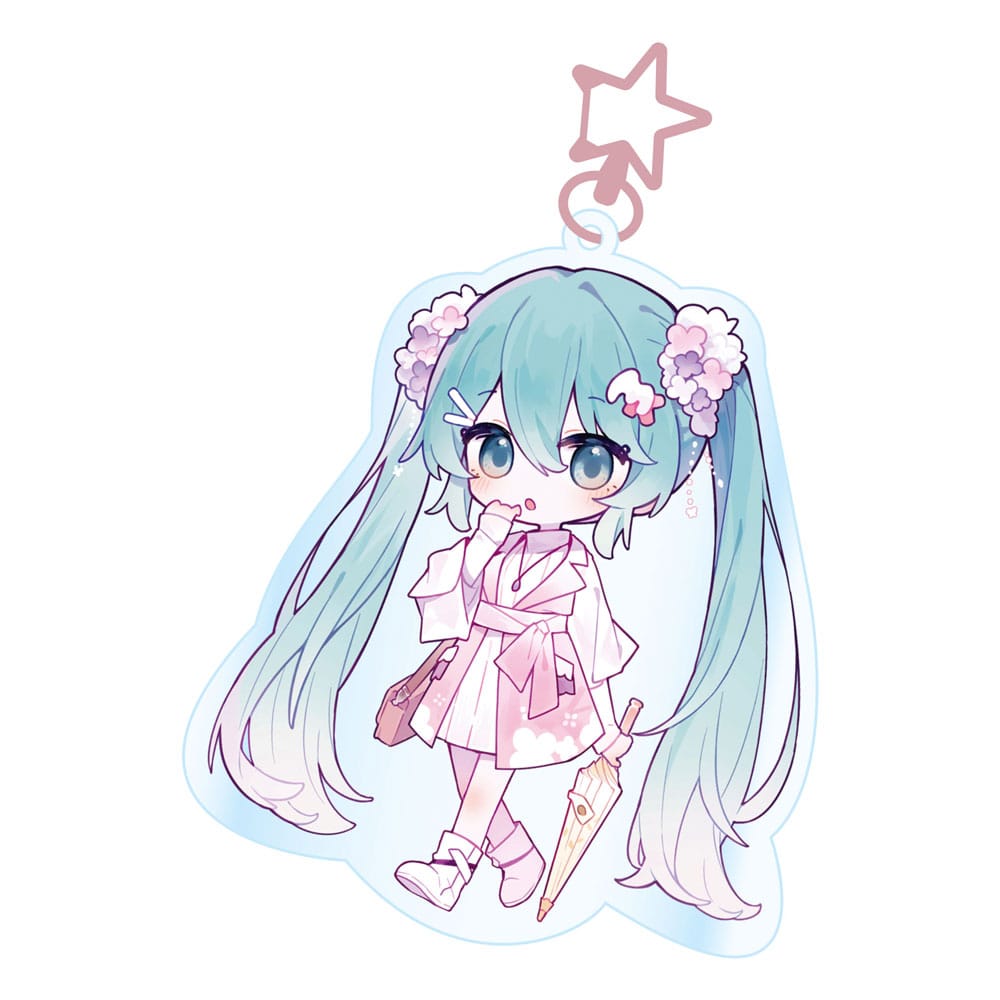 *IN STOCK* PopBuddies -Vocaloid Hatsune Miku Acrylic Keychain Kawaii Summer Time
