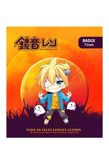 PopBuddies -Vocaloid Kagamine Len Pin Badge Halloween Limited Edition