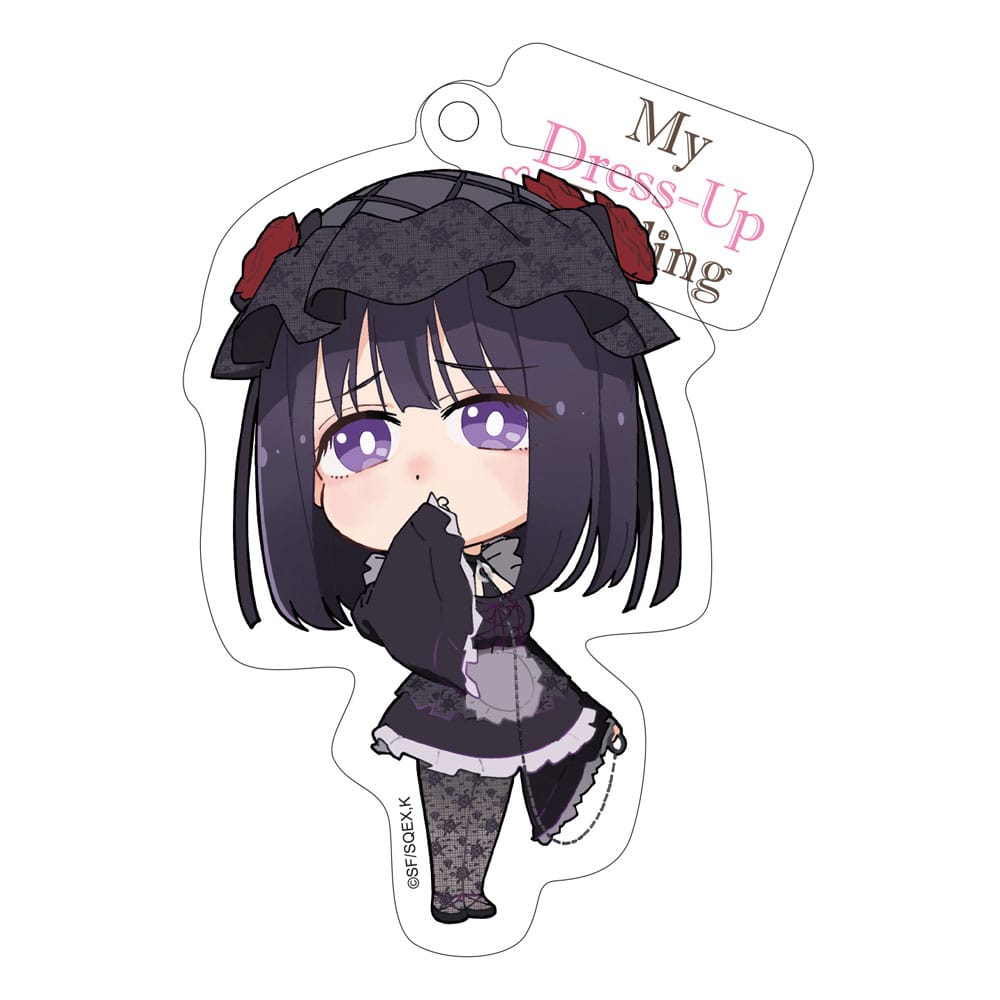 *IN STOCK* Sakami Merchandise -My Dress-Up Darling Marin Acrylic Keychain Marin Shizuku Cosplay Chibi Style 8 cm