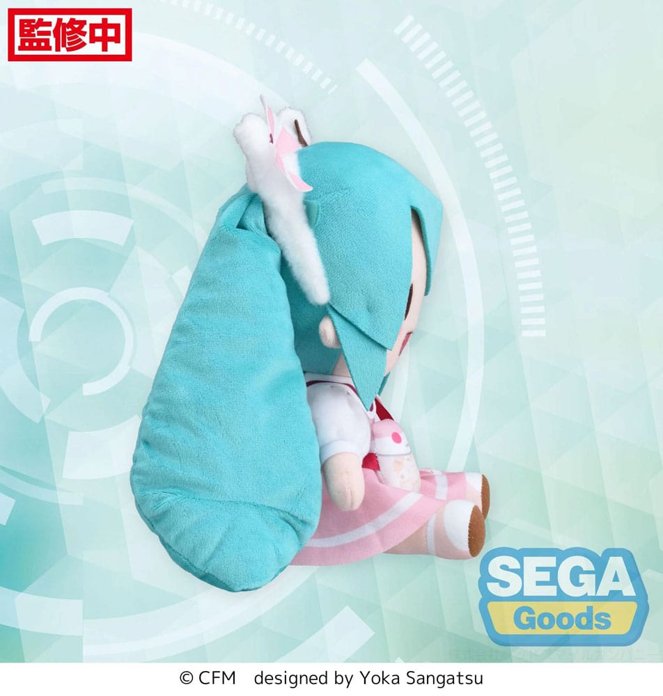 *IN STOCK* Sega -vocaloid Hatsune Miku Fuwa Fuwa Plush Theme park ver 25 cm