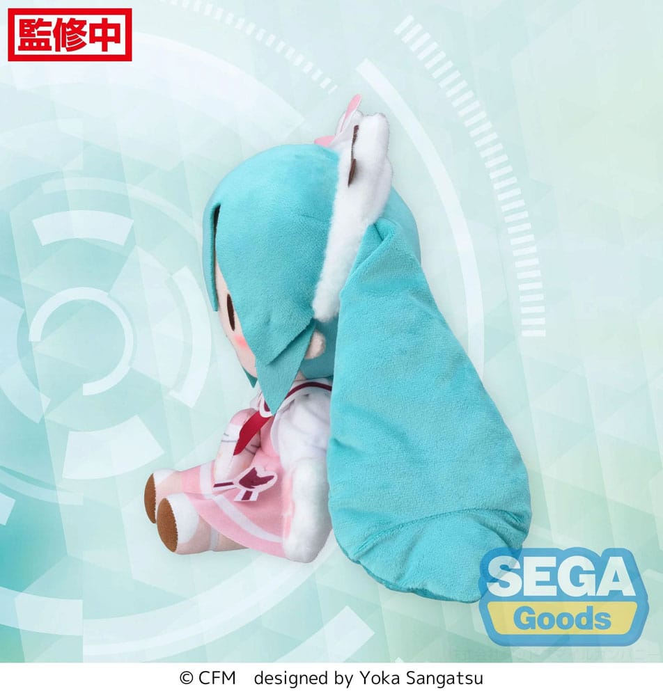 *IN STOCK* Sega -vocaloid Hatsune Miku Fuwa Fuwa Plush Theme park ver 25 cm