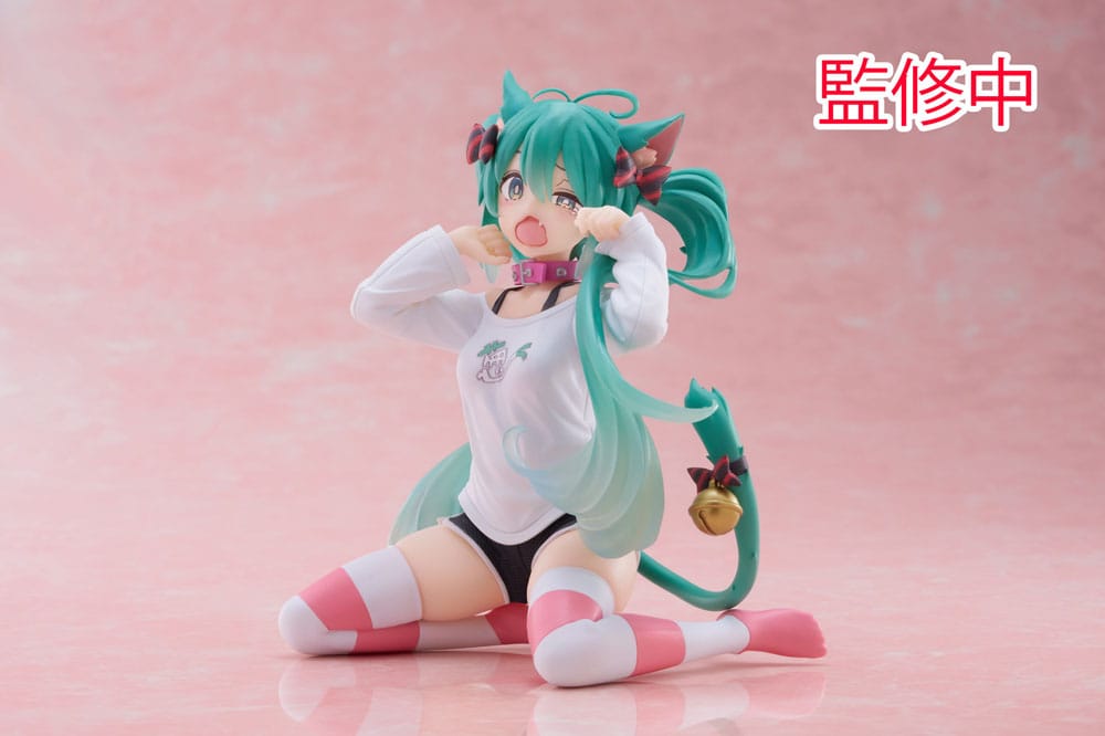 *IN STOCK* Taito -Vocaloid Hatsune Miku Desktop Cute Figure 13 cm