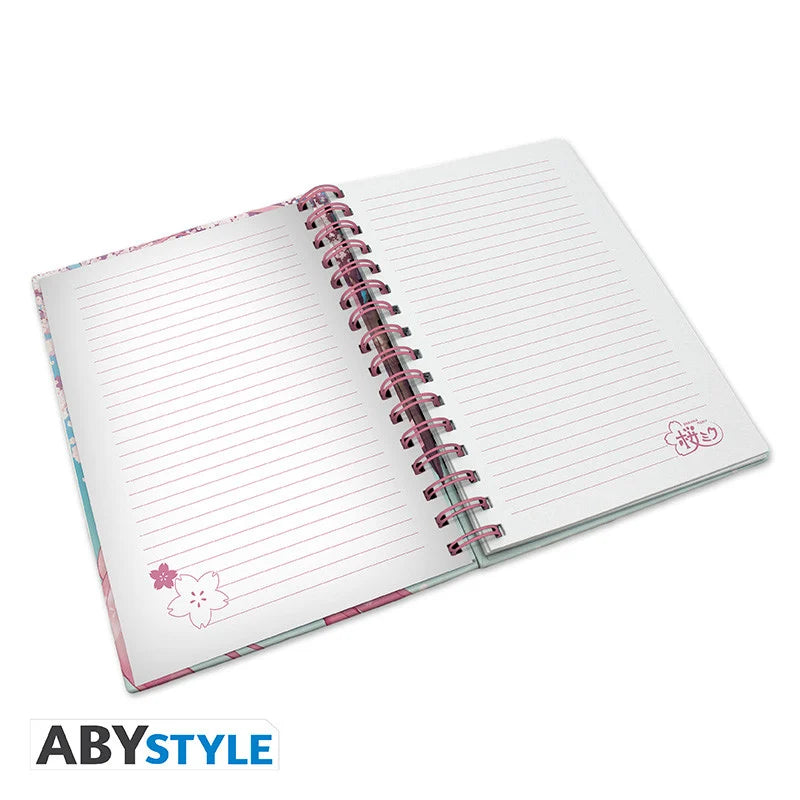 *IN STOCK* ABYsyle -Vocaloid Sakura Miku Cherry blossoms Notebook A5 Spiral