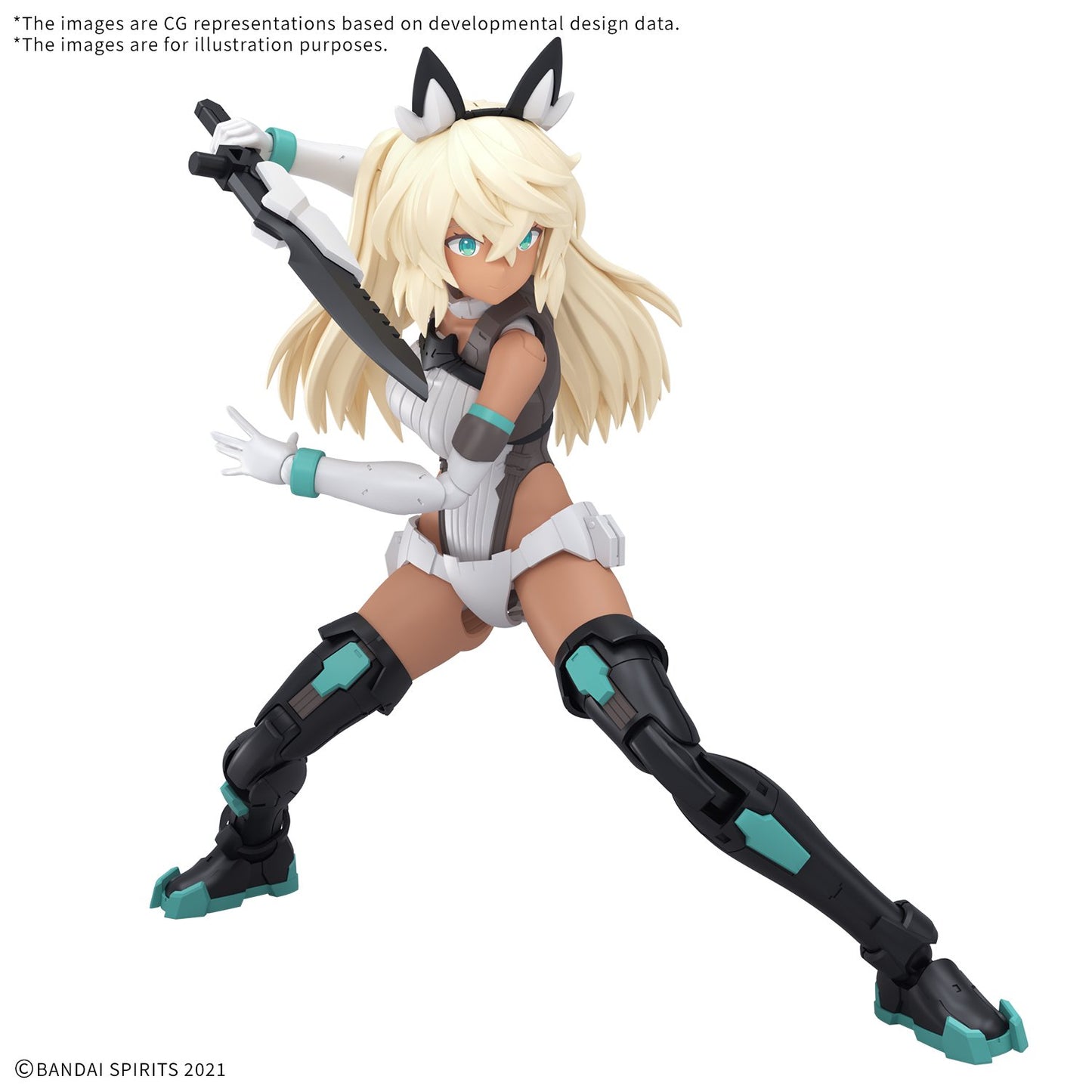 *IN STOCK* Bandai -30 Minute Sisters SIS-H00 Sestieh Color C Model Kit