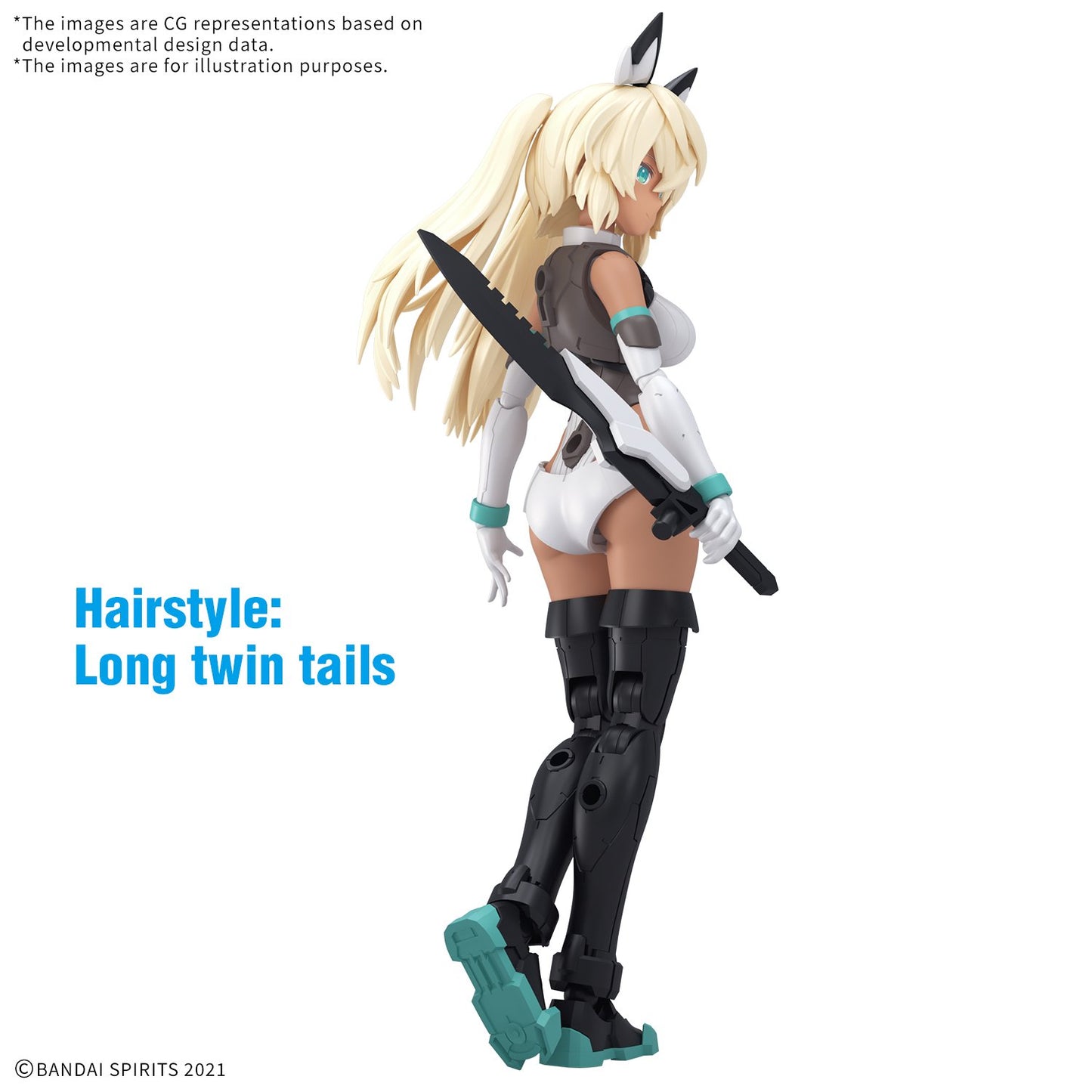 *IN STOCK* Bandai -30 Minute Sisters SIS-H00 Sestieh Color C Model Kit