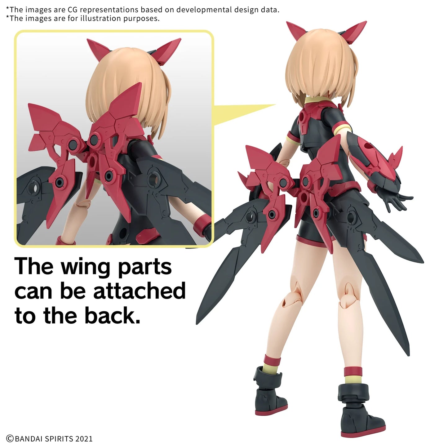 *IN STOCK* Bandai -30 Minute Sisters Tiasha Dahlia wear Color B Model Kit