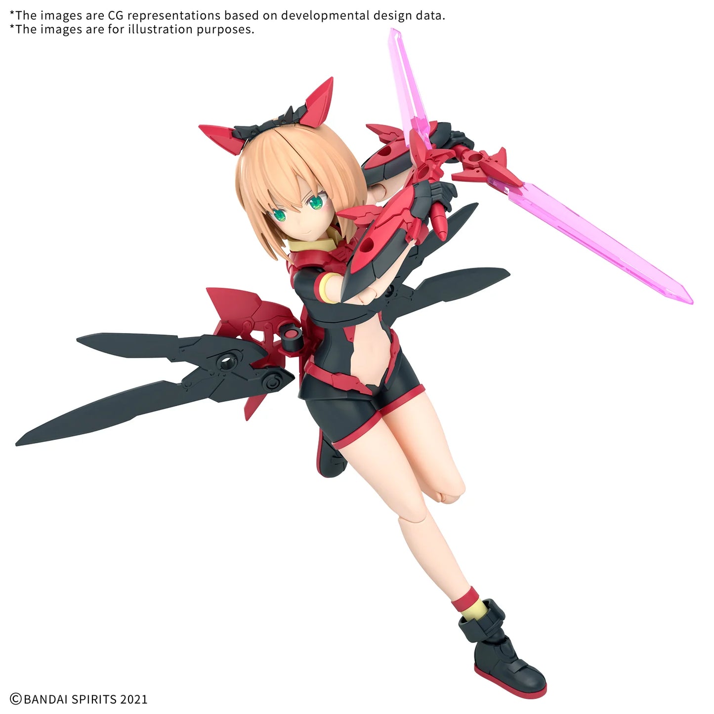 *IN STOCK* Bandai -30 Minute Sisters Tiasha Dahlia wear Color B Model Kit