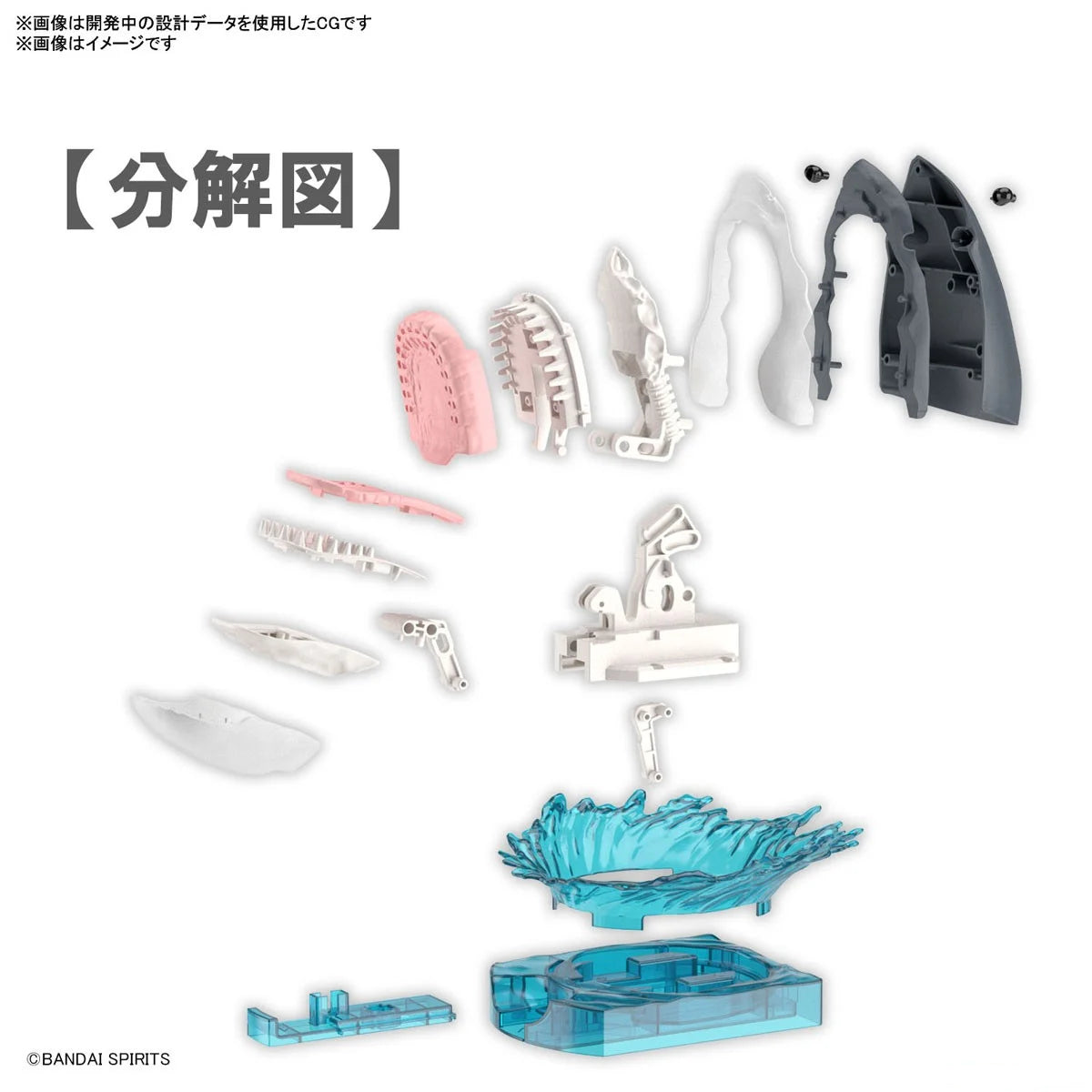 Bandai -EXPLORING LAB NATURE Great White Shark Model Kit