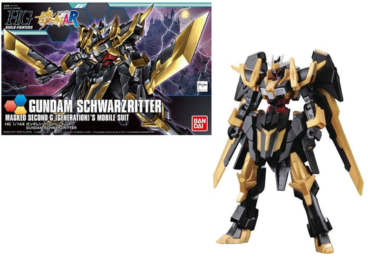 *IN STOCK* Bandai -Gundam Build Fighters Gundam Schwarzritter HGBF 1/144