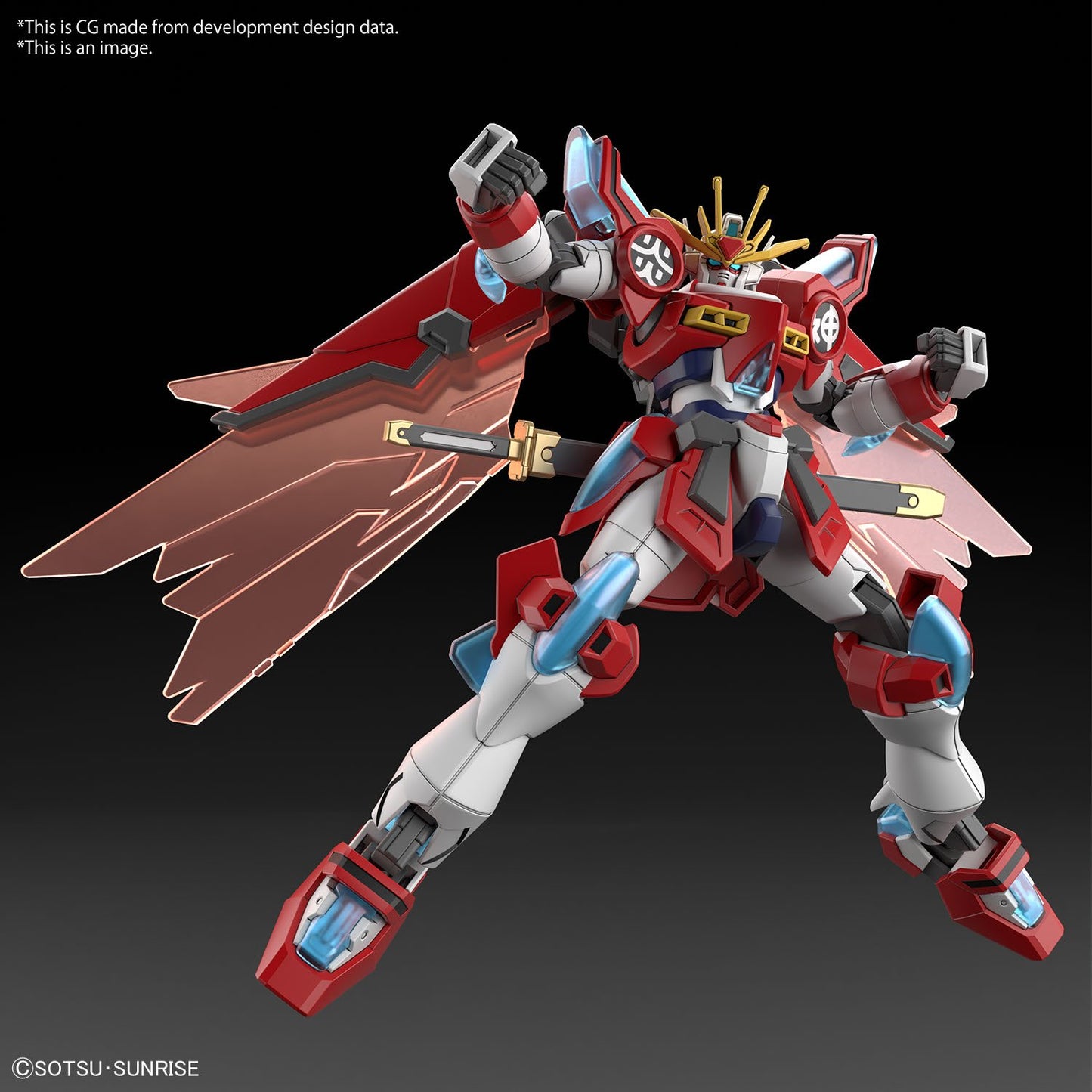 *IN STOCK* Bandai -Gundam Build Fighters Shin Burning Gundam HGBF 1/144