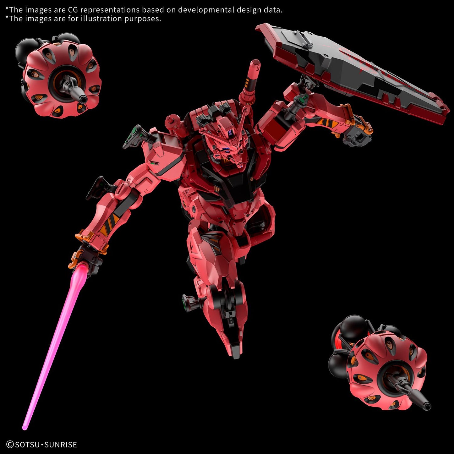 *IN STOCK* Bandai -Gundam GQuuuuuuX Red Gundam HG 1/144