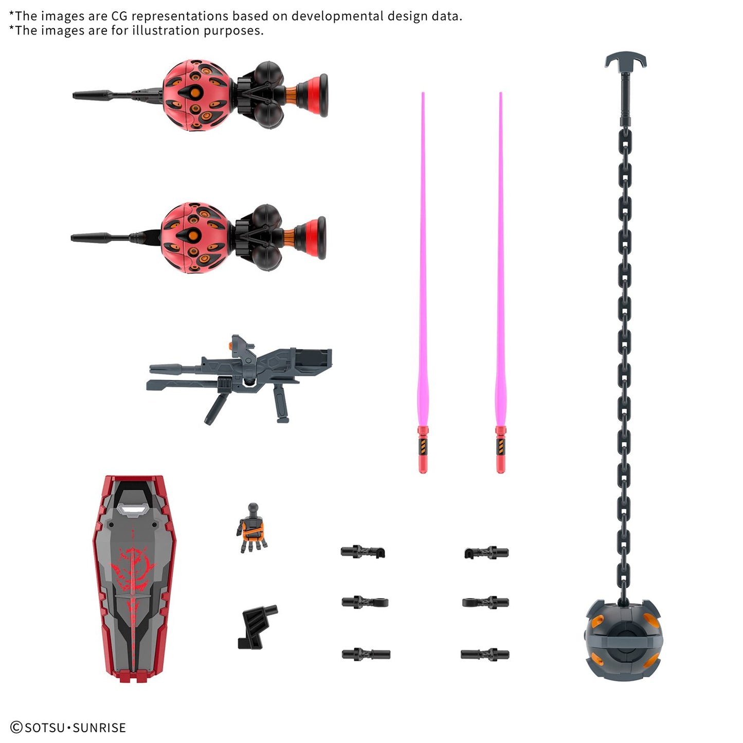*IN STOCK* Bandai -Gundam GQuuuuuuX Red Gundam HG 1/144