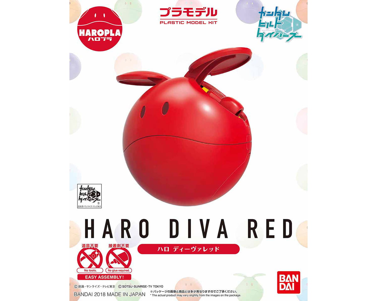 Bandai -Gundam Haro Diva Red Haropla