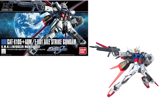 *IN STOCK* Bandai -Gundam Seed Aile Strike Gundam HGCE 1/144