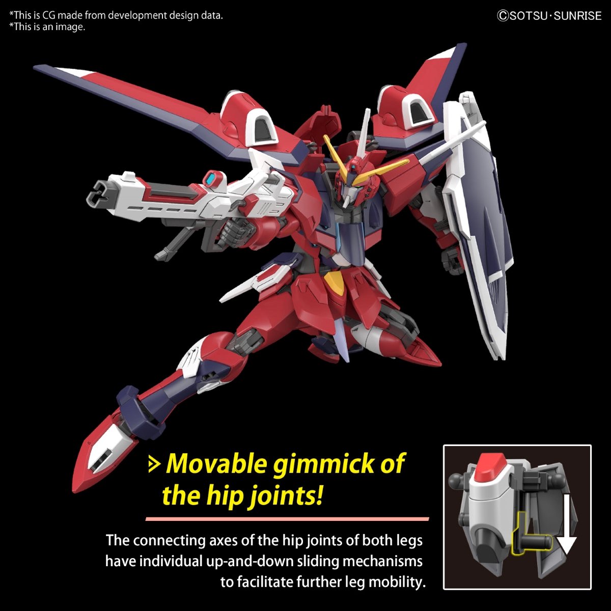 *IN STOCK* Bandai -Gundam Seed Immortal Justice Gundam HGCE 1/144
