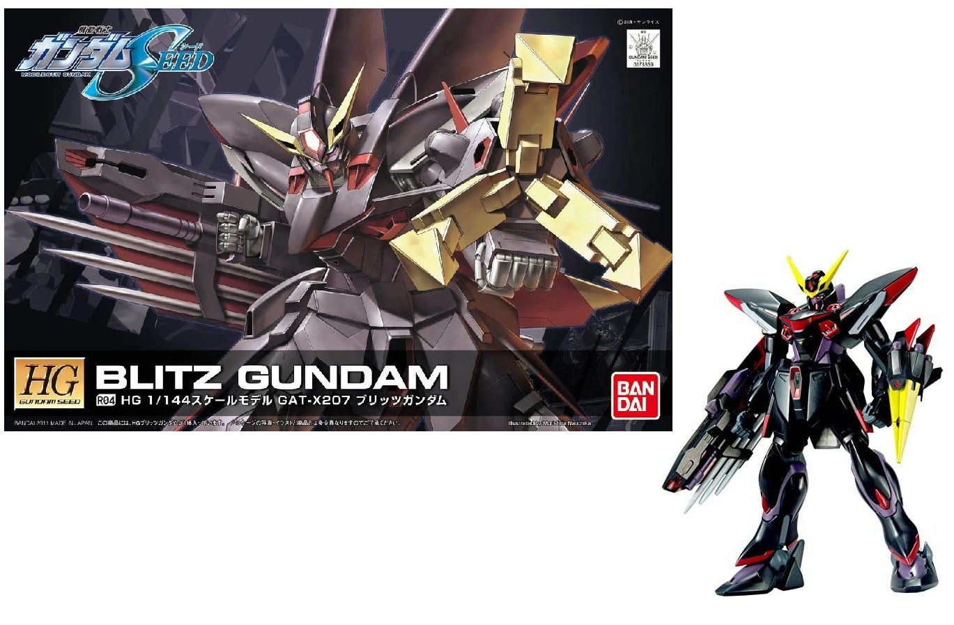 *IN STOCK* Bandai -Gundam Seed  R04 Blitz Gundam GAT-X207 HGCE 1/144