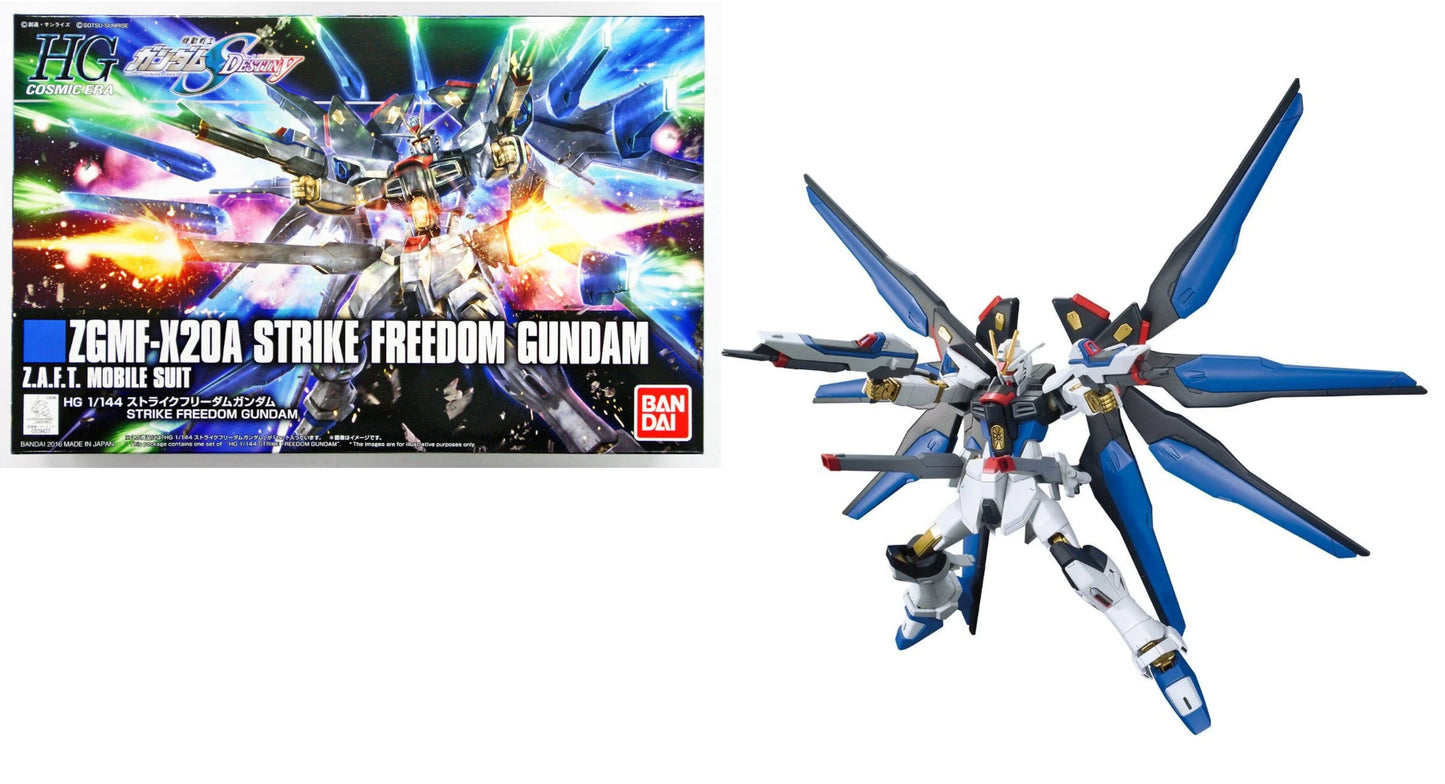 Bandai -Gundam Seed ZGMF-X20A Strike Freedom Gundam HGCE 1/144