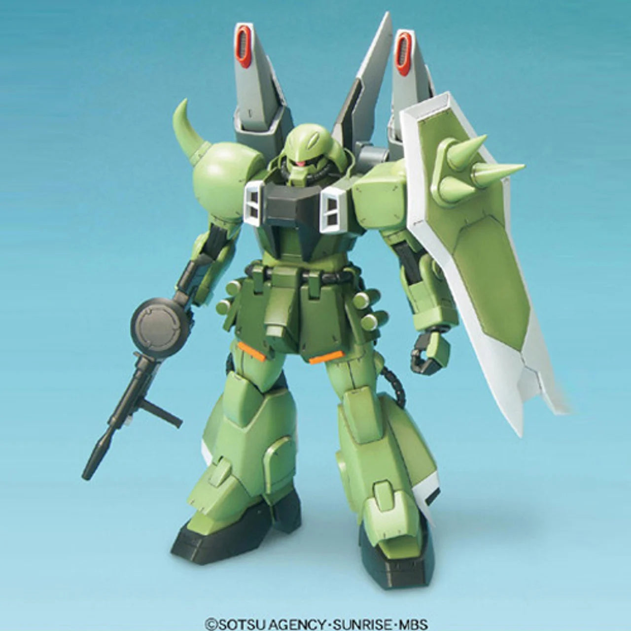 Bandai -Gundam Seed Zaku Warrior + Blaze Wizard & Gunner Wizard 1/100 Scale Model