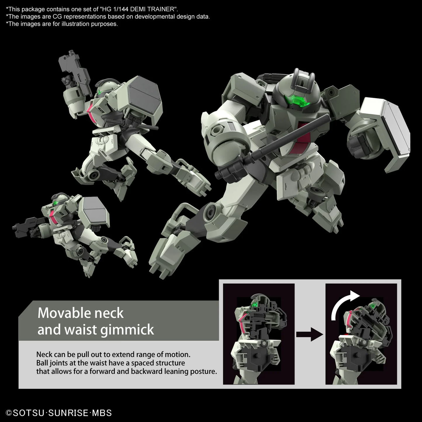 *IN STOCK* Bandai -Gundam The Witch from Mercury Demi Trainer HGTWFM 1/144