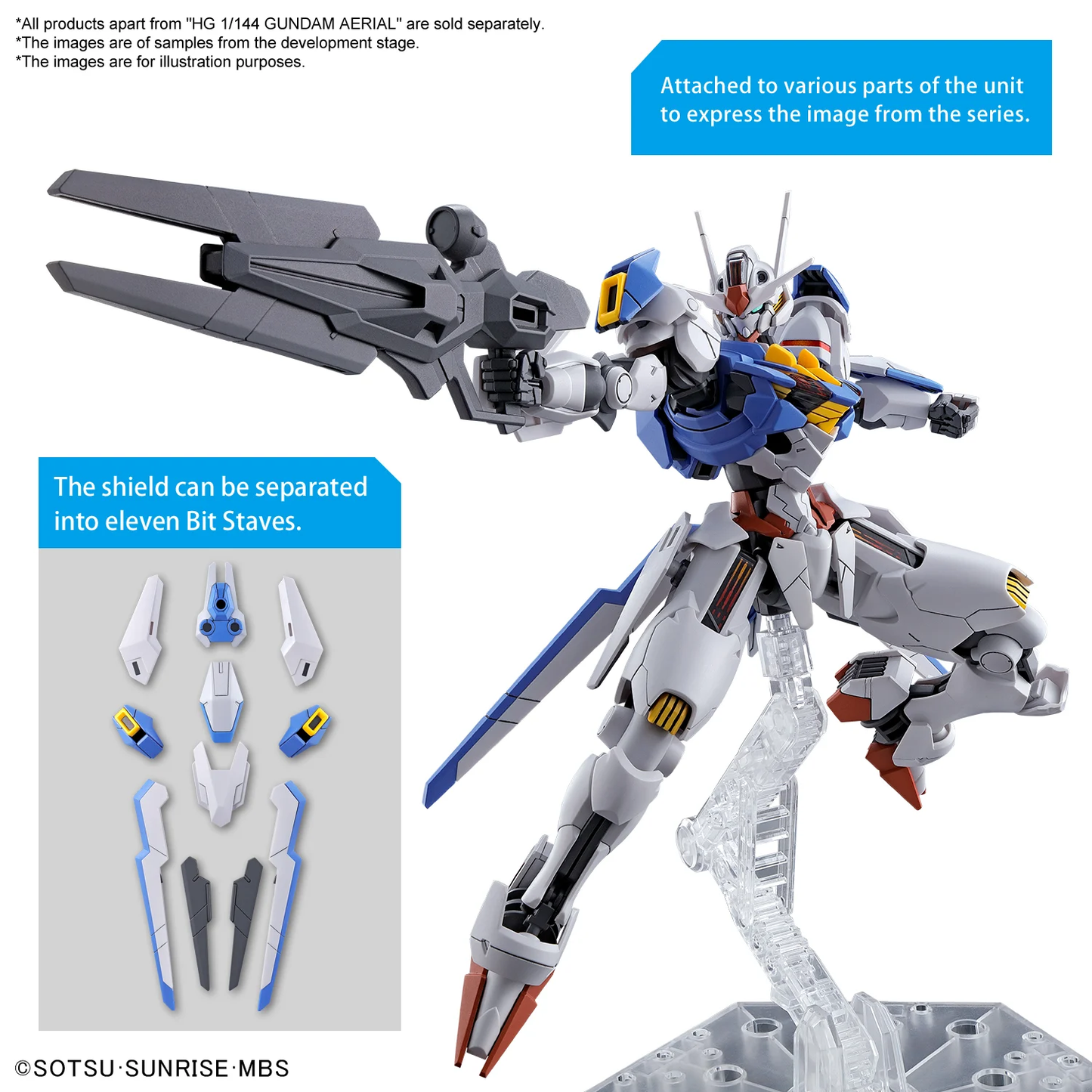 *IN STOCK* Bandai -Gundam The Witch from Mercury Gundam Aerial HGTWFM 1/144