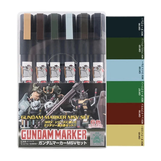 *IN STOCK* Bandai -Gundam Tools  Gundam Marker AMS-127 MSV Set