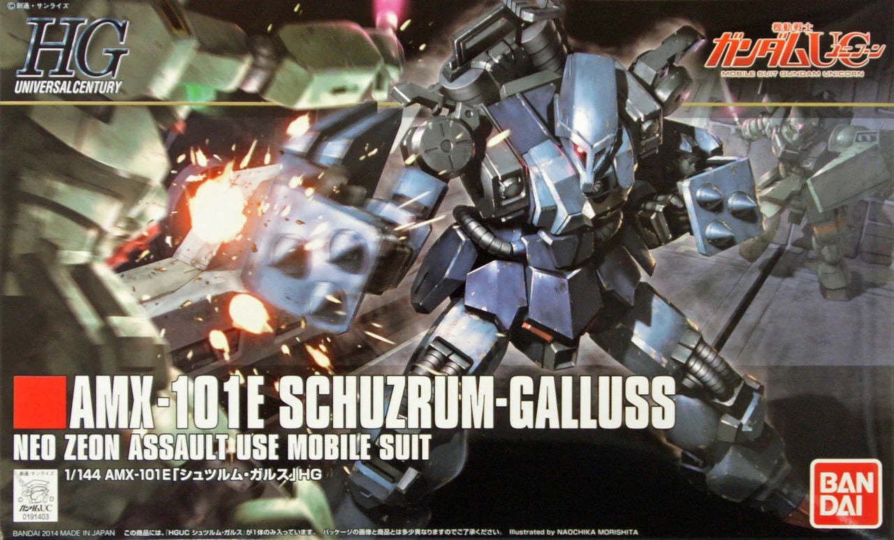 *IN STOCK* Bandai  -Gundam Unicorn AMX-101E Schuzrum-Galluss HGUC 1/144