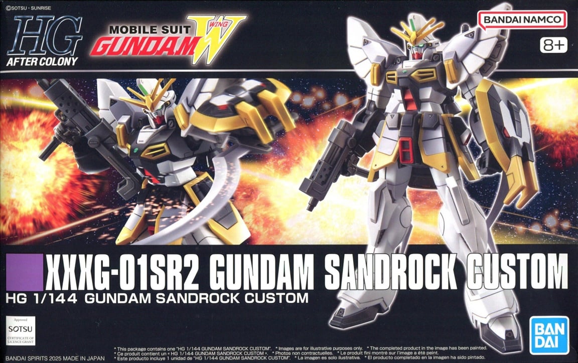 *IN STOCK* Bandai -Gundam Wing XXXG-01SR2 Gundam Sandrock Custom HGAC 1/144