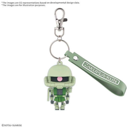 *IN STOCK* Bandai -Gundam Zakupla-Kun 3D Rubber Mascot Keychain