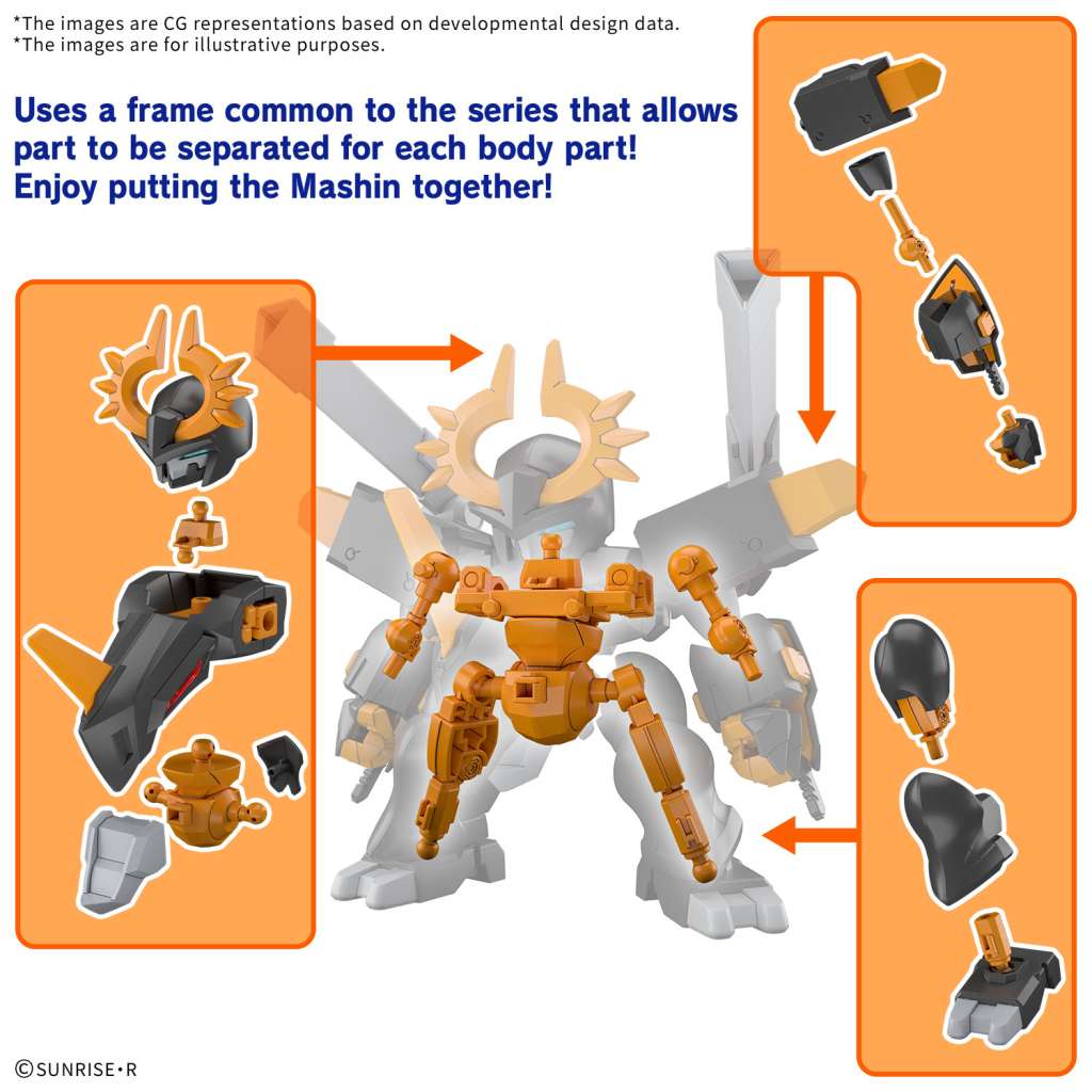*IN STOCK* Bandai -Mashin Hero Wataru JYUGOHMARU Model Kit