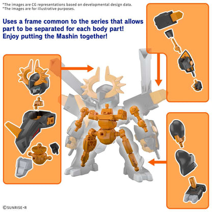*IN STOCK* Bandai -Mashin Hero Wataru JYUGOHMARU Model Kit