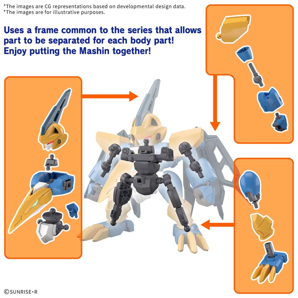 *IN STOCK* Bandai -Mashin Hero Wataru TENSHOHMARU Model Kit