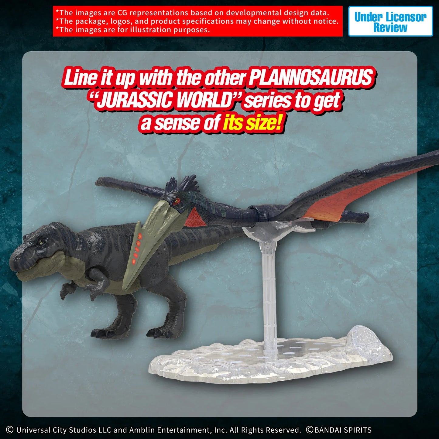 *IN STOCK* Bandai -PlANNOSAURUS JURASSIC WORLD Quetzalcoatlus Model Kit
