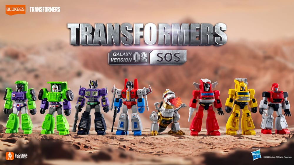 *IN STOCK* Blokees -Transformers Galaxy Version 02 SOS Assortment Blind box Build Kit