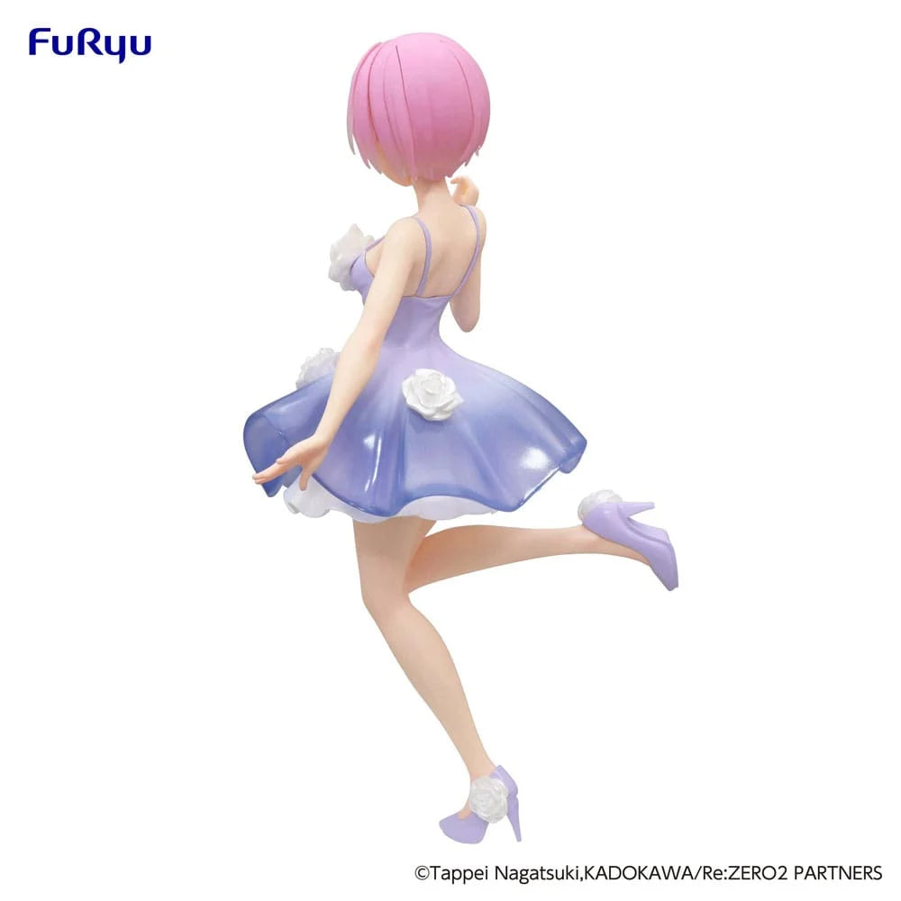 Furyu -Re Zero Ram PVC Statue Flower Dress 21 cm