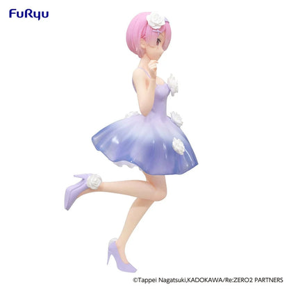 Furyu -Re Zero Ram PVC Statue Flower Dress 21 cm