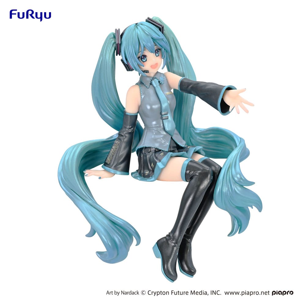 *IN STOCK* Furyu -Vocaloid Hatsune Miku Noodle Stopper PVC Statue Nardack pearl color Ver