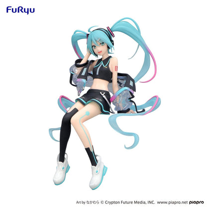 *IN STOCK* Furyu -Vocaloid Hatsune Miku Noodle Stopper PVC Statue Neon Cyber 16 cm