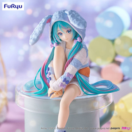 *IN STOCK* Furyu -Vocaloid Hatsune Miku Rabbit Ear Hood Pajama Blue Color Ver
