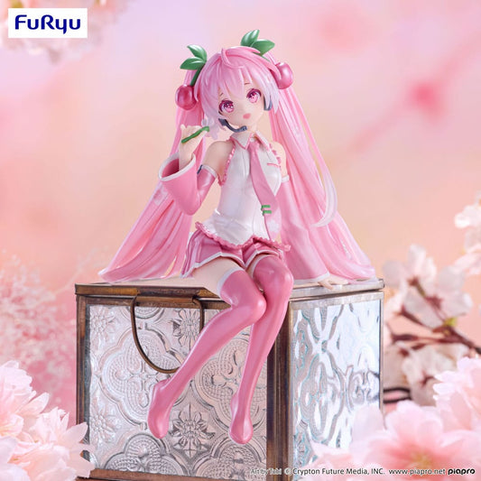 *IN STOCK* Furyu -Vocaloid Hatsune Miku Sakura Miku 2024 Noodle Stopper pearl color ver