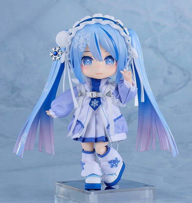 *IN STOCK* Goodsmile -Vocaloid Hatsune Miku Nendoroid Doll Snow Miku Yukiiro Pop Ver