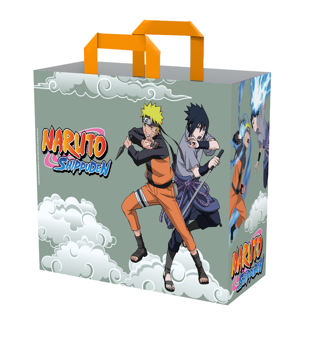 Konix -Naruto Naruto and Sasuke Shopping bag