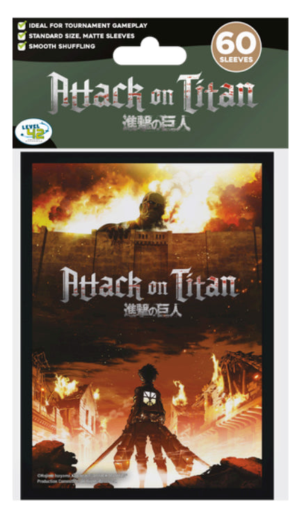 Level 42 -Attack on Titan Eren Card Sleeve Normal Size